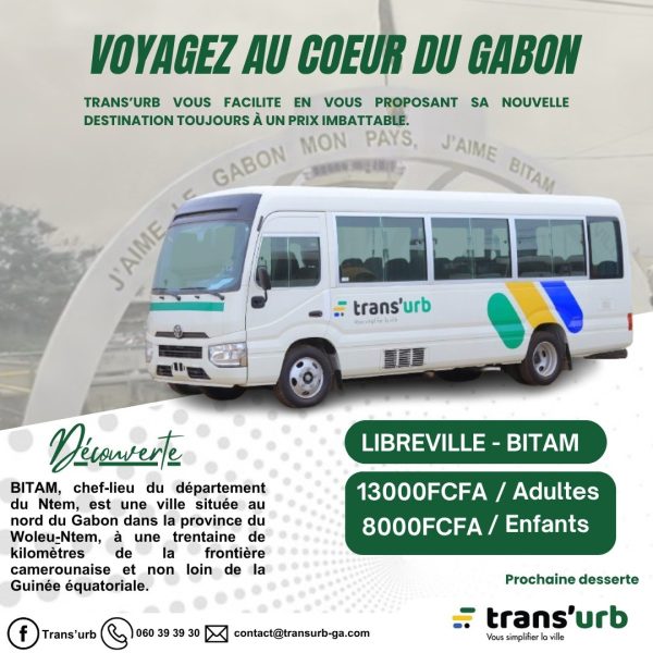 TRANS'URB : ouverture de la ligne LIBREVILLE - BITAM