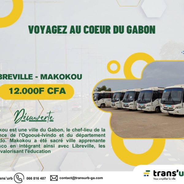 TRANS'URB : ouverture de la ligne LIBREVILLE - MAKOKOU