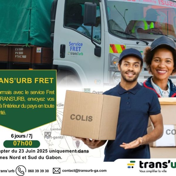 TRANS'URB FRET dans les zones Nord et Sud du Gabon
